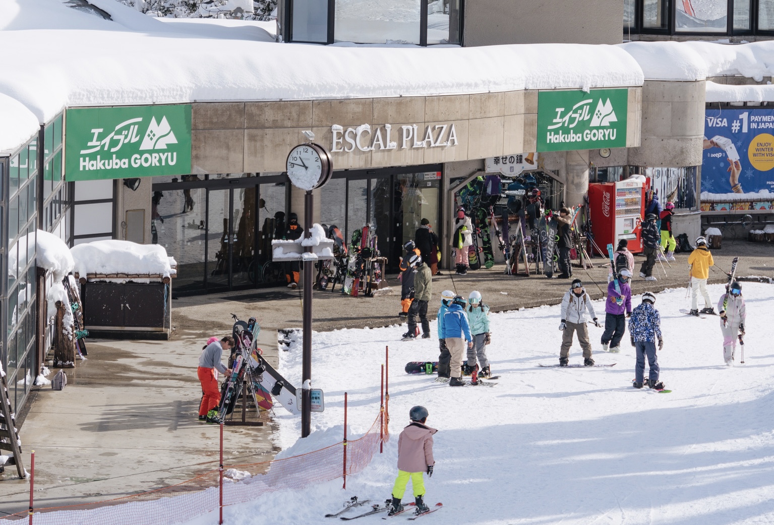 教練課程與裝備租借示意圖